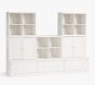 Cameron 3-Cubby Wall Storage System with Cabinets