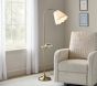 Scallop Floor Lamp With Tray (60")