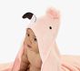 Super Soft Flamingo Baby Hooded Towel &amp; Washcloth Set