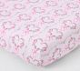 LoveShackFancy Floral Heart Organic Crib Fitted Sheet