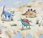 Dinosaur Map Mural (108"x 72")