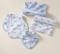 Airplanes Organic Muslin Bib, Burp &amp; Swaddle Set