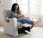 Comfort Square Arm Manual &amp; Power Swivel Recliner