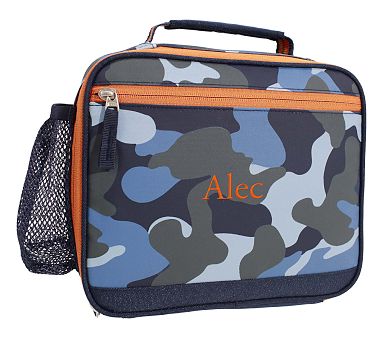 Mackenzie Blue Gray Camo Glow-in-the-Dark Cold Pack Lunch Box