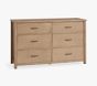 Open Box: Camp 6-Drawer Dresser (56"W x 19"D) - Seadrift, Oil Rubbed Bronze