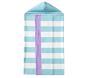 Seahorse Stripe Kid Beach Hooded Towel UPF 50+