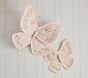 Linen Fabric Butterflies, Set of 2