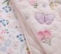 Wildflower Butterfly Organic Cotton Crib Fitted Sheet