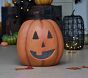Light-Up Paper Mache Pumpkin