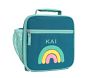 Mackenzie Turquoise Chenille Rainbows Backpack &amp; Lunch Bundle, Set of 3