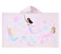 Mermaid Allover Kid Beach Hooded Towel UPF 50+