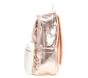Colby Rose Gold Metallic Sherpa Backpacks