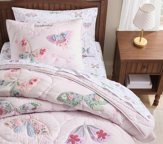 Wildflower Butterfly Quilt & Shams | Pottery Barn Kids