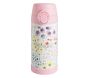 Mackenzie Pink Field Floral Water Bottle