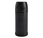 Mackenzie Solid Black Water Bottle