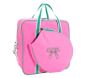 Mackenzie Solid Pink With Green Trim Tennis Bag