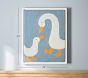 Felted Geese Framed Art (30" x 24")