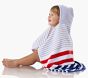 Multi Stripe Baby Beach Hooded Towel UPF 50+