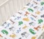 Silly Safari Organic Crib Fitted Sheet
