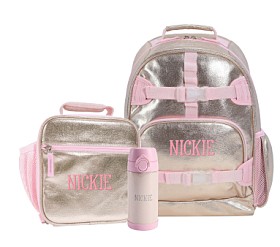 Metallic Gold Backpack & Lunch Bundle | Pottery Barn Kids
