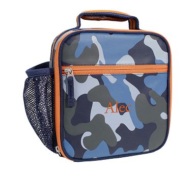 Mackenzie Blue Gray Camo Glow-in-the-Dark Classic Lunch Box