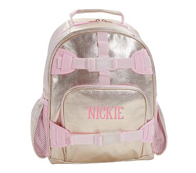 Metallic Gold Backpack | Pottery Barn Kids