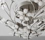 Grace White Flower Flush Mount