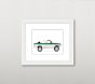 Leslee Mitchell Green Truck Wall Art