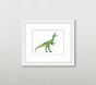 Leslee Mitchell Green Velociraptor Wall Art