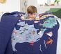 Open Box: World Map Quilt &amp; Shams