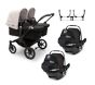 Bugaboo Donkey 5 and Turtle Air Shield Twin Infant Travel System