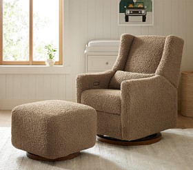 チャイルドシート kiwi Babyletto Kiwi Swivel Glider Recliner Chair & Nursery Ottoman