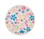 Naomi Carved Floral Round Rug