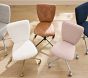 Square Upholstered 4-Leg Desk Chair