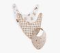 Teddy Bear Organic Muslin Bib, Burp &amp; Swaddle Set