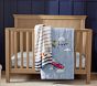 Airplanes Organic Crib Fitted Sheet