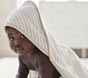 Striped Terry Baby Hooded Towel