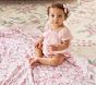 LoveShackFancy Floral Heart Oversized Organic Muslin Baby Blanket