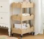 Palmer Scallop Tiered Storage Cart