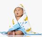 Submarine Baby Beach Hooded Towel UPF 50+