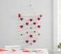 Cascading Felted Heart Valentine's Wall Decor