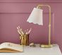 Amelia Scallop Desk Lamp (19")