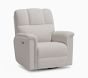 Open Box: Lullaby Swivel Glider Power Recliner - Brushed Chenille Dove