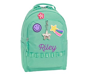 Make It Mine Aqua Backpack | Pottery Barn Kids