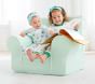 Kids Anywhere Chair®, Light Aqua with White Piping Slipcover Only