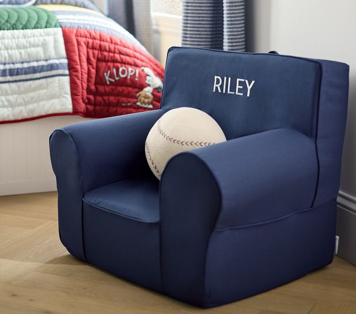 Anywhere Chair®, Dark Blue Twill | Pottery Barn Kids