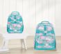 Mackenzie Aqua Garden Bunnies Backpacks