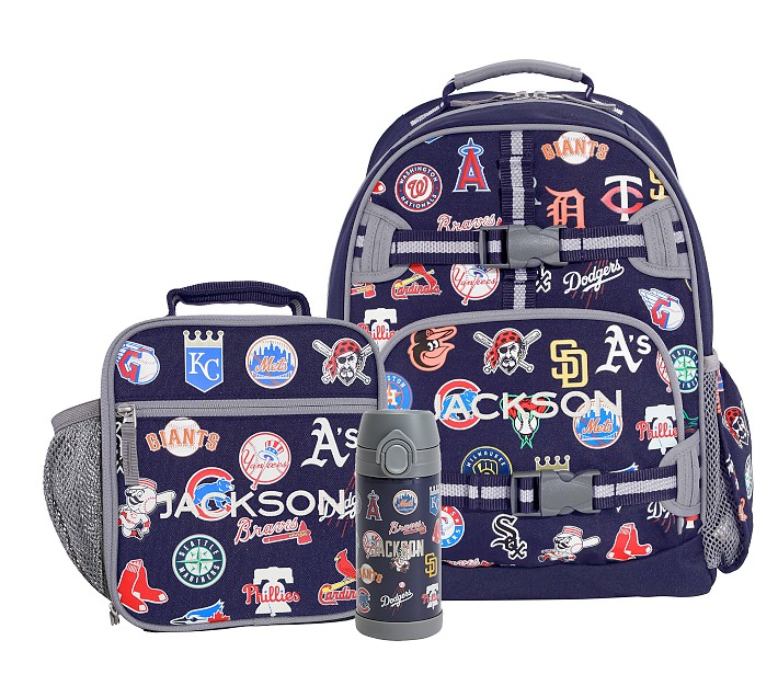 Mackenzie Baseball 3D Backpack & Lunch Bundle, Set Of 3 | Pottery Barn Kids