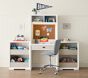 Callum Desk Wall Storage System With Bulk Bins