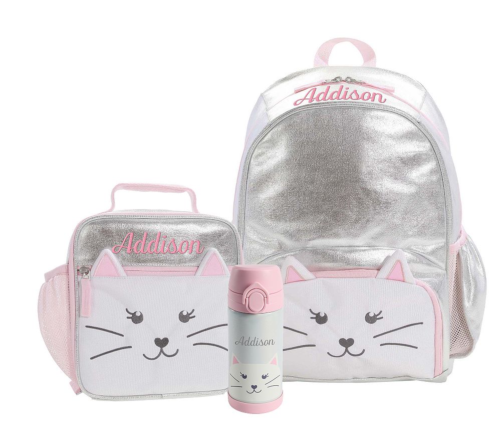 Metallic Cat Critter Backpack Bundle | Pottery Barn Kids